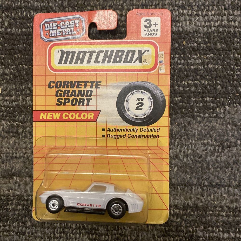 MatchBox 1993 Chevy Corvette‎ Grand Sport 1963 MB2 thailand diecast